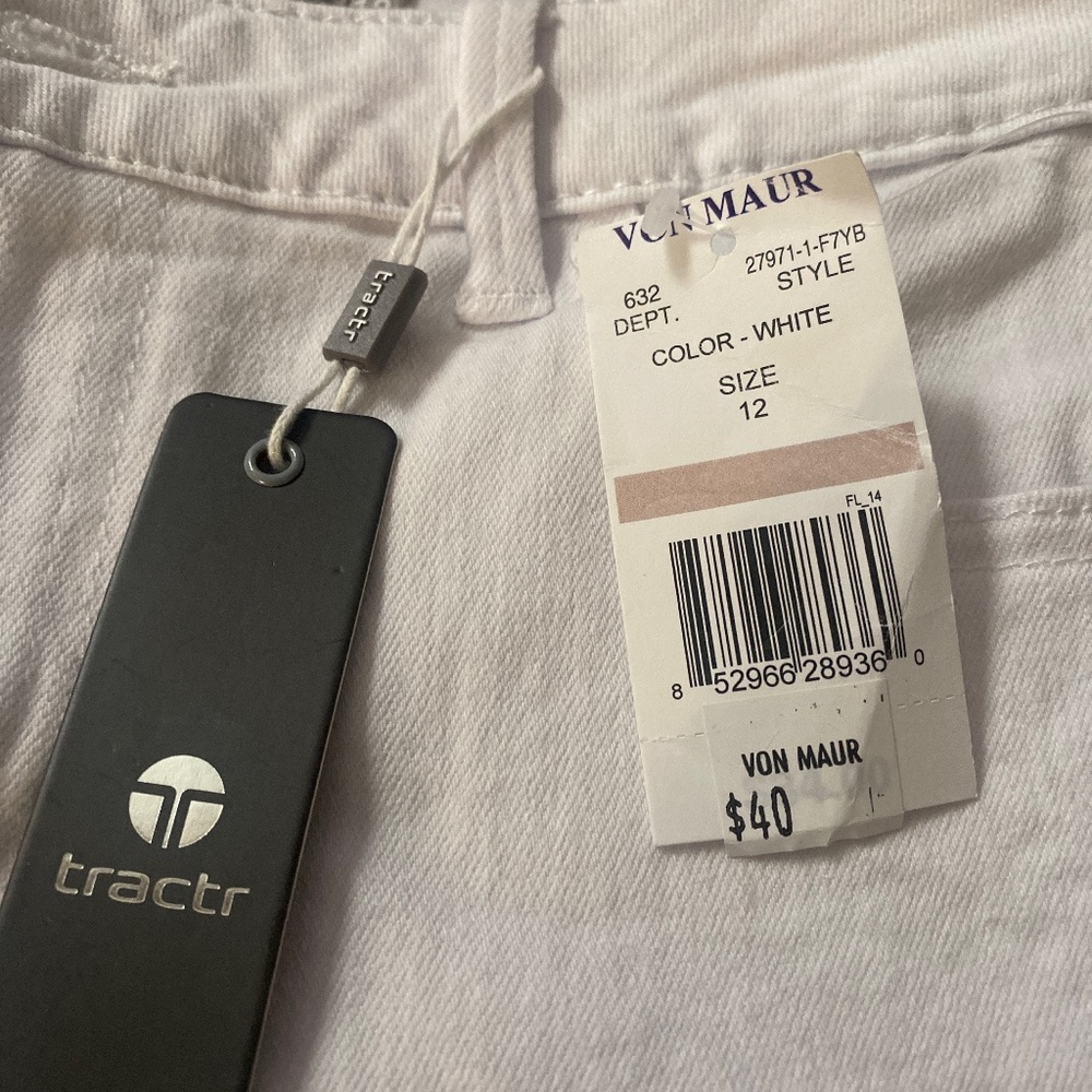 Tractor white jeans